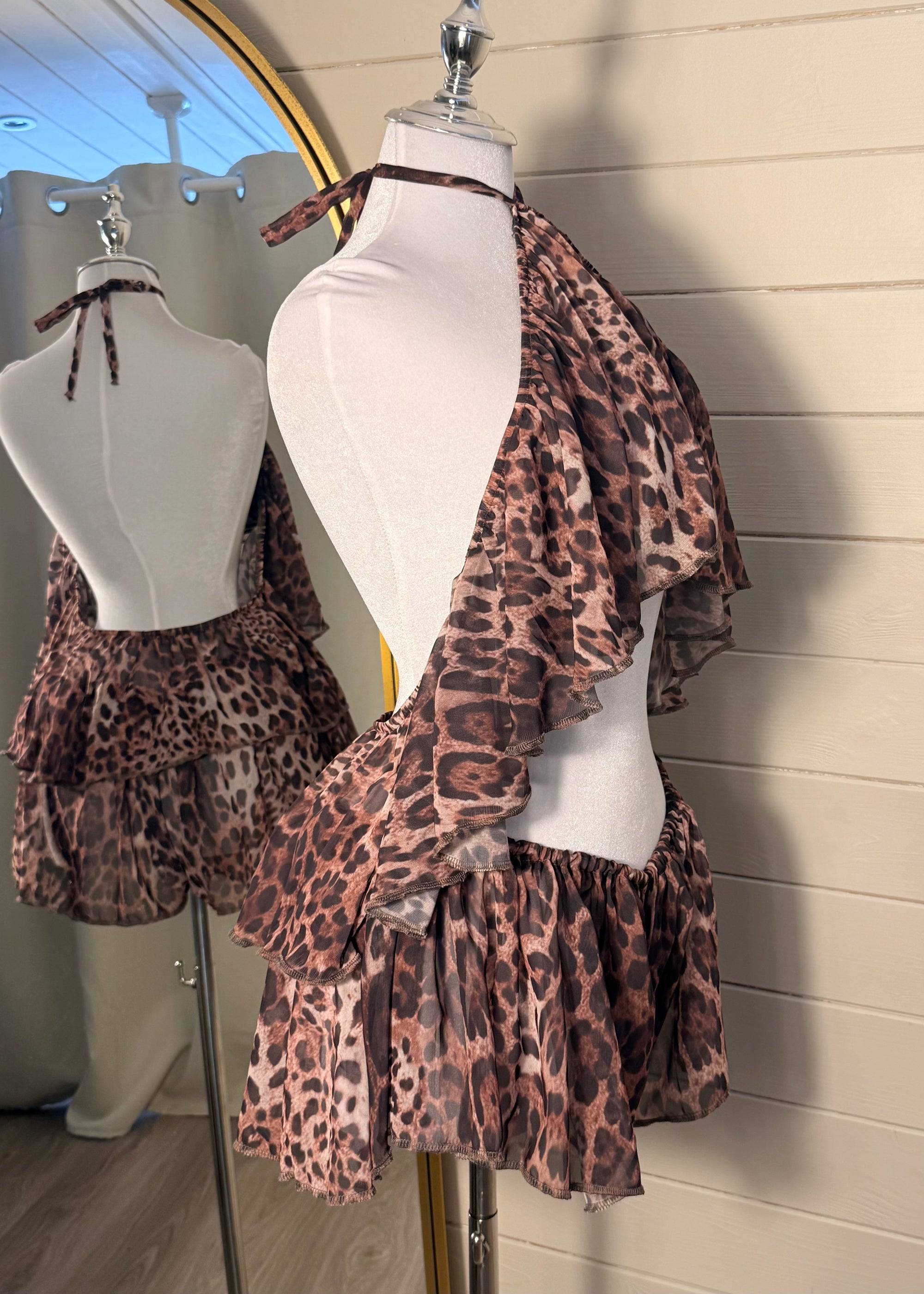 READY TO SHIP - NALA Leopard in Brown leopard