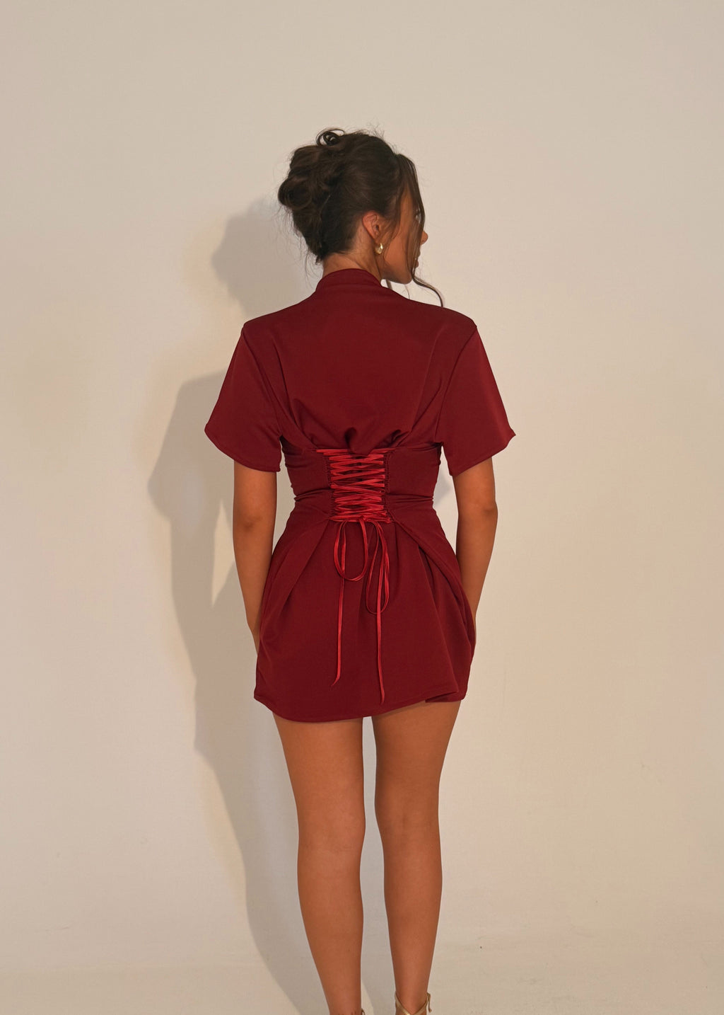 Structured CINCHED Dress