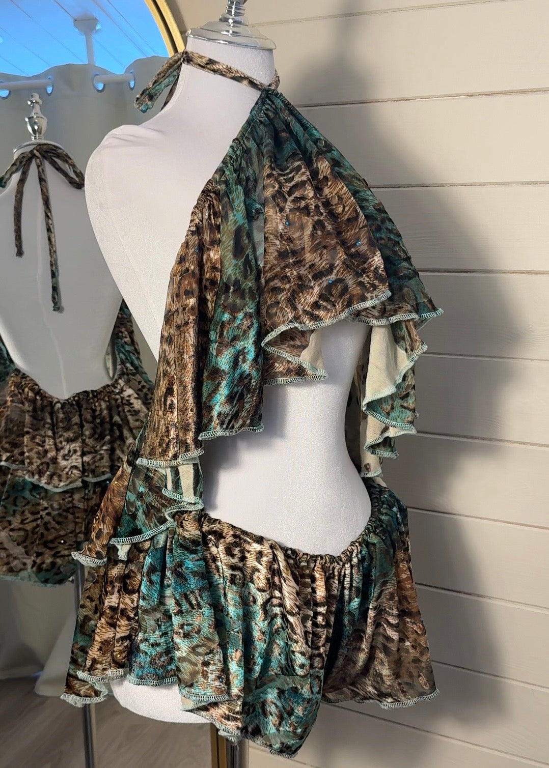 READY TO SHIP - NALA Leopard in Blue leopard